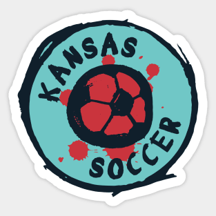 Kansas Soccer 01 Sticker